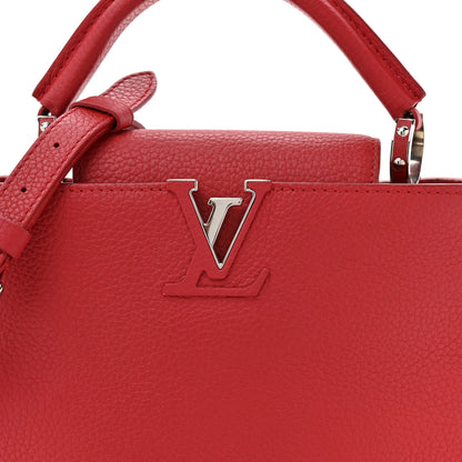 Louis Vuitton Taurillon Capucines BB Scarlet Red 8 of 15