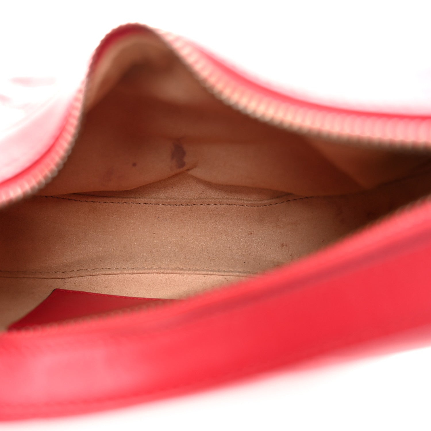 Gucci Calfskin Matelasse Chevron Mini GG Marmont Half Moon Hobo Rosso 5 of 12