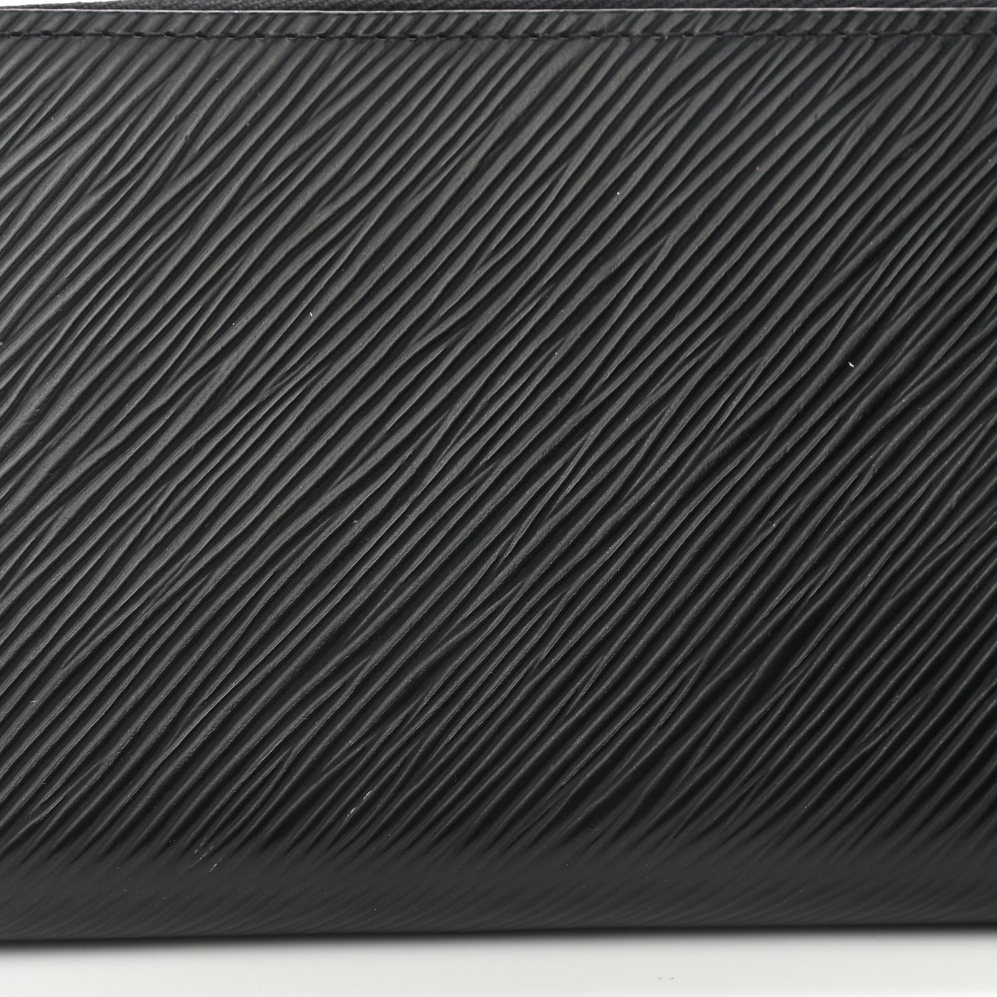 Epi Zippy Wallet Black Hot Pink