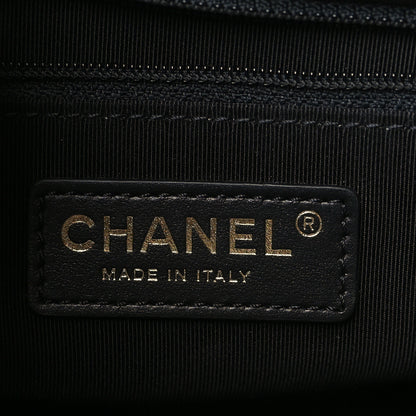 Chanel Aged Calfskin Small Charms Shopping Bag Black 5 of 8