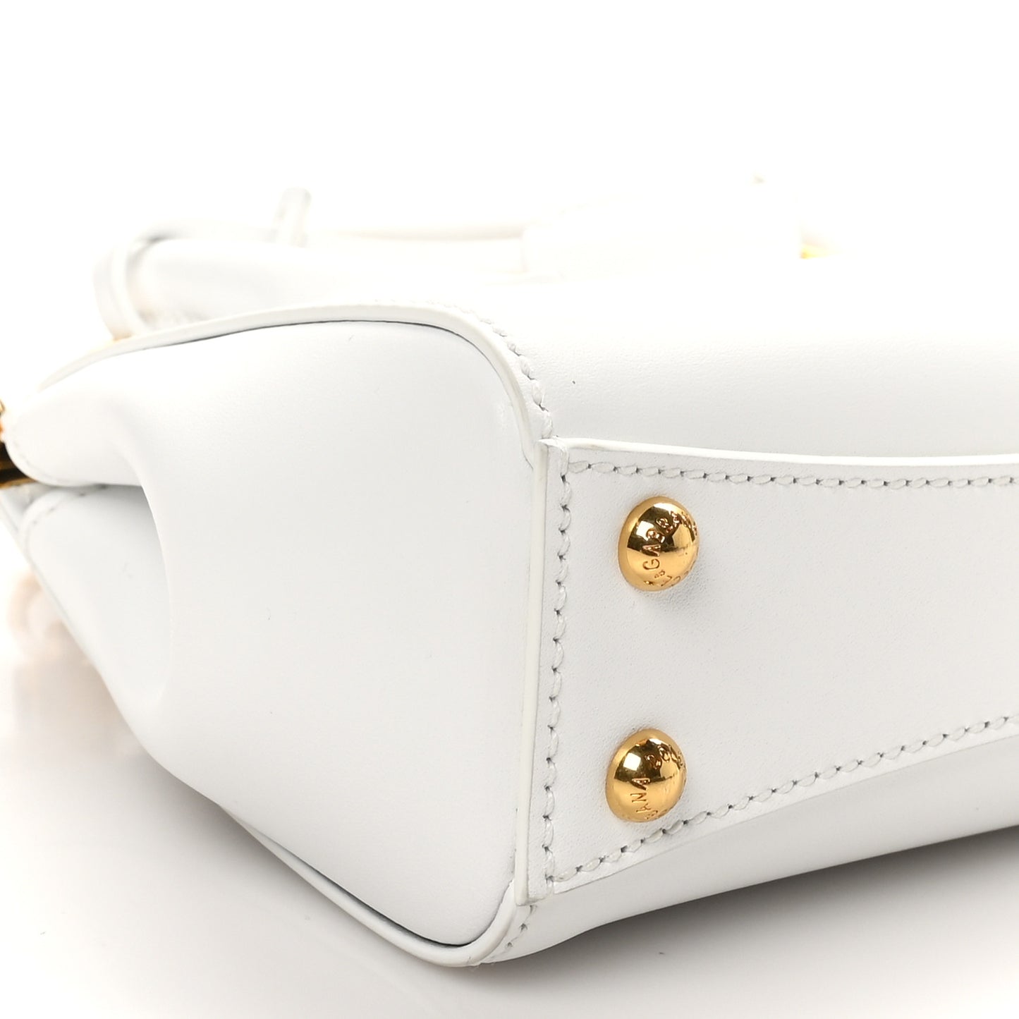 Vitello Mini Marlene Day Bag White