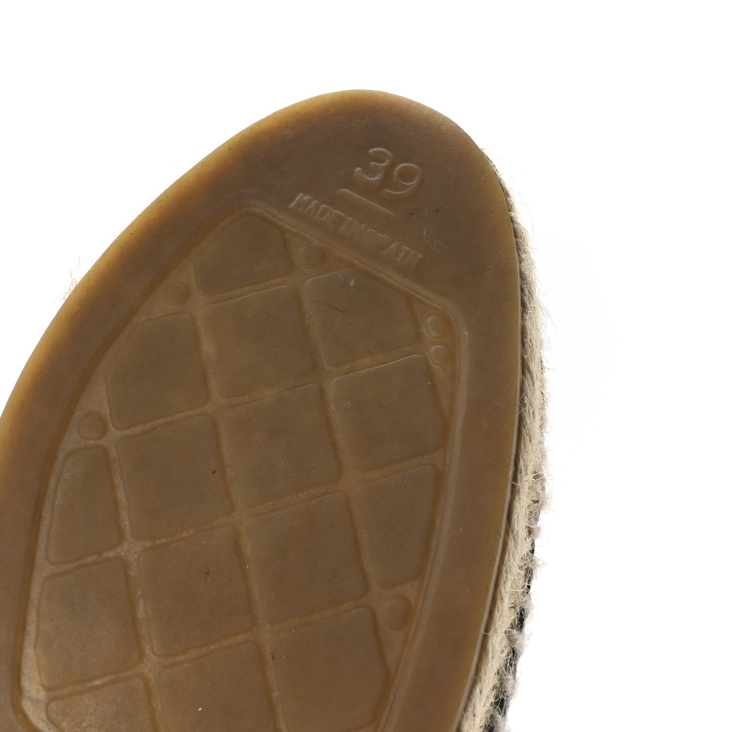 Lambskin CC Espadrilles 39 Black