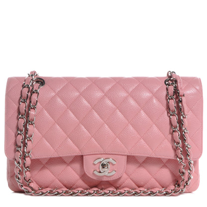 Chanel Caviar Medium Double Flap Pink 1 of 8
