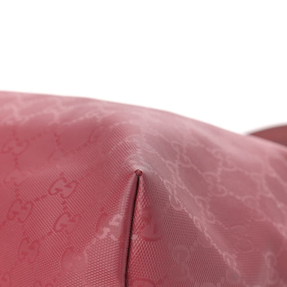 Gucci Imprime Monogram Medium Zippered Shopping Tote Rose Blush 10 of 21