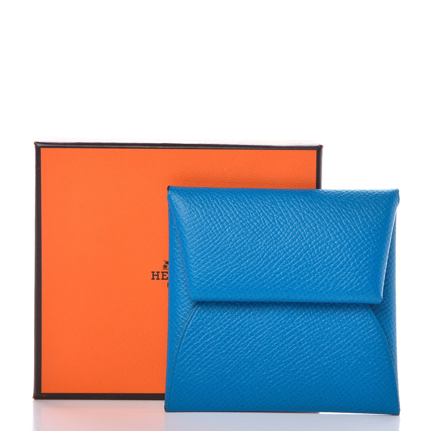 Hermes Epsom Bastia Coin Purse Bleu Izmir 8 of 8