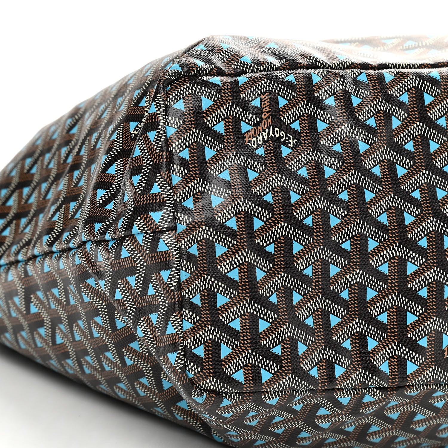 Goyard Goyardine Saint Louis Claire Voie PM Black Blue 10 of 13