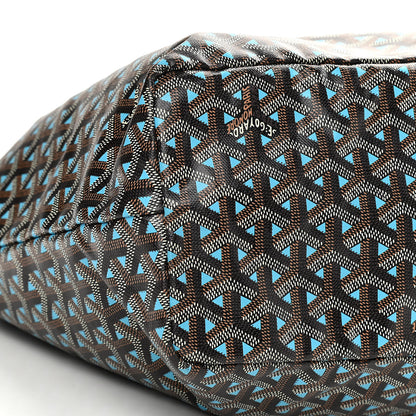 Goyard Goyardine Saint Louis Claire Voie PM Black Blue 10 of 13