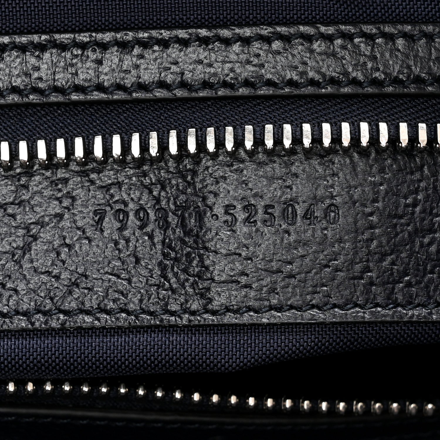 Gucci GG Monogram Medium Web Duffle Bag Dark Blue 6 of 9