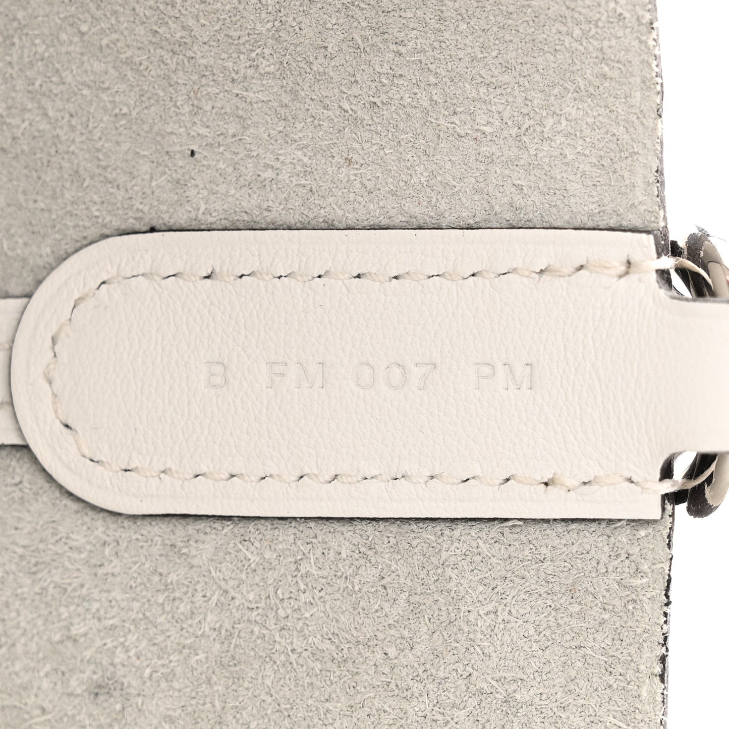 Taurillon Clemence Swift In-The-Loop 18 Bag New White
