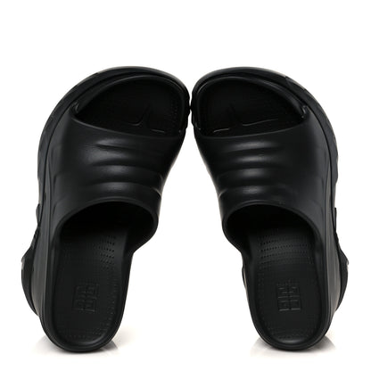 Givenchy Rubber Marshmallow Wedge Sandals 37 Black 2 of 10