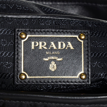 Prada Tessuto Soft Calf Tote Nero Black 7 of 10