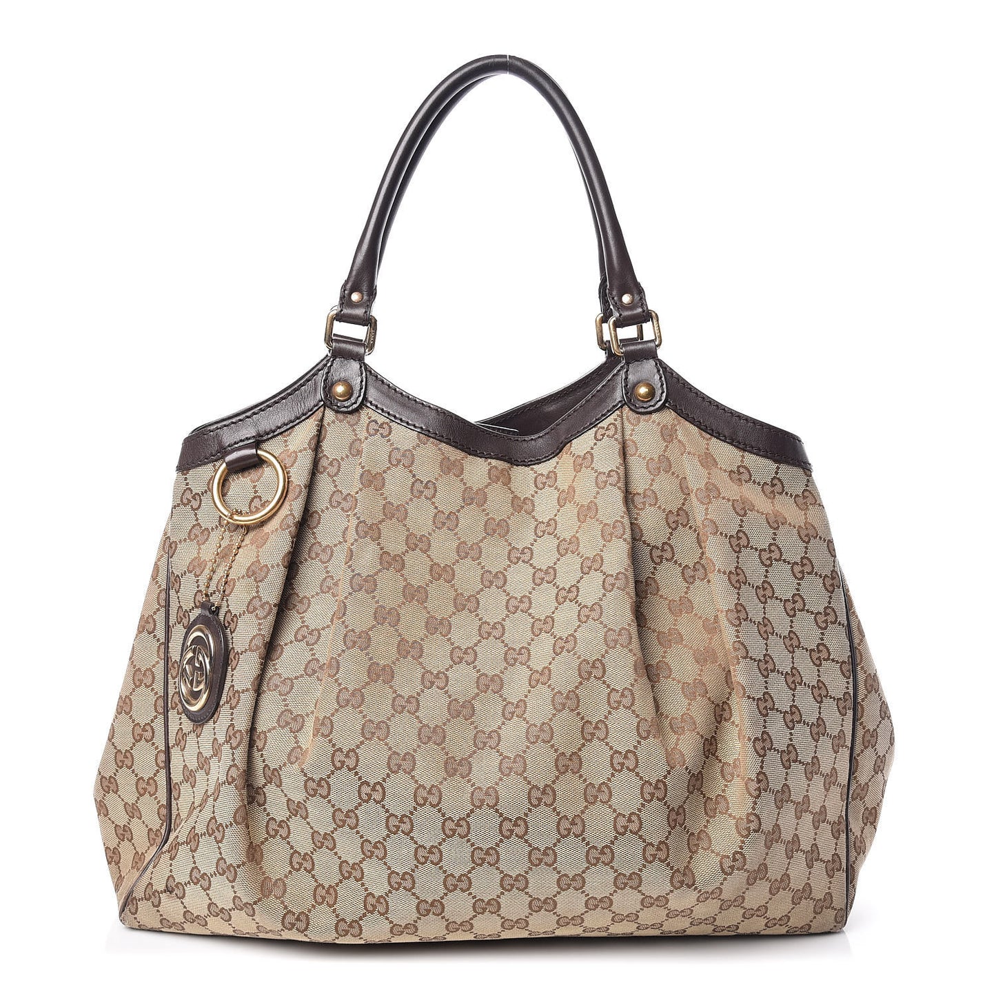 Monogram Large Sukey Tote Dark Brown