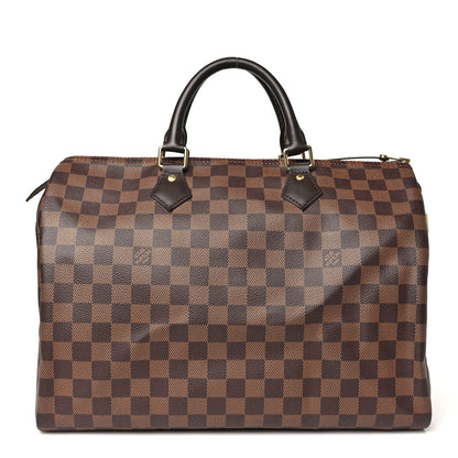 Louis Vuitton Damier Ebene Speedy 35 1 of 8