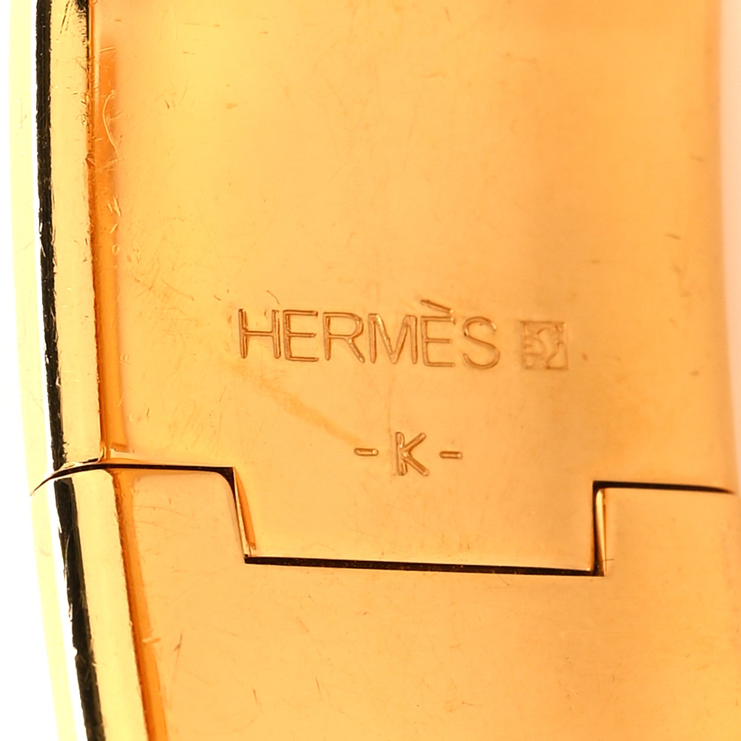 Hermes Enamel Wide Clic Clac H Bracelet GM White 4 of 4