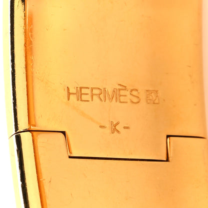 Hermes Enamel Wide Clic Clac H Bracelet GM White 4 of 4