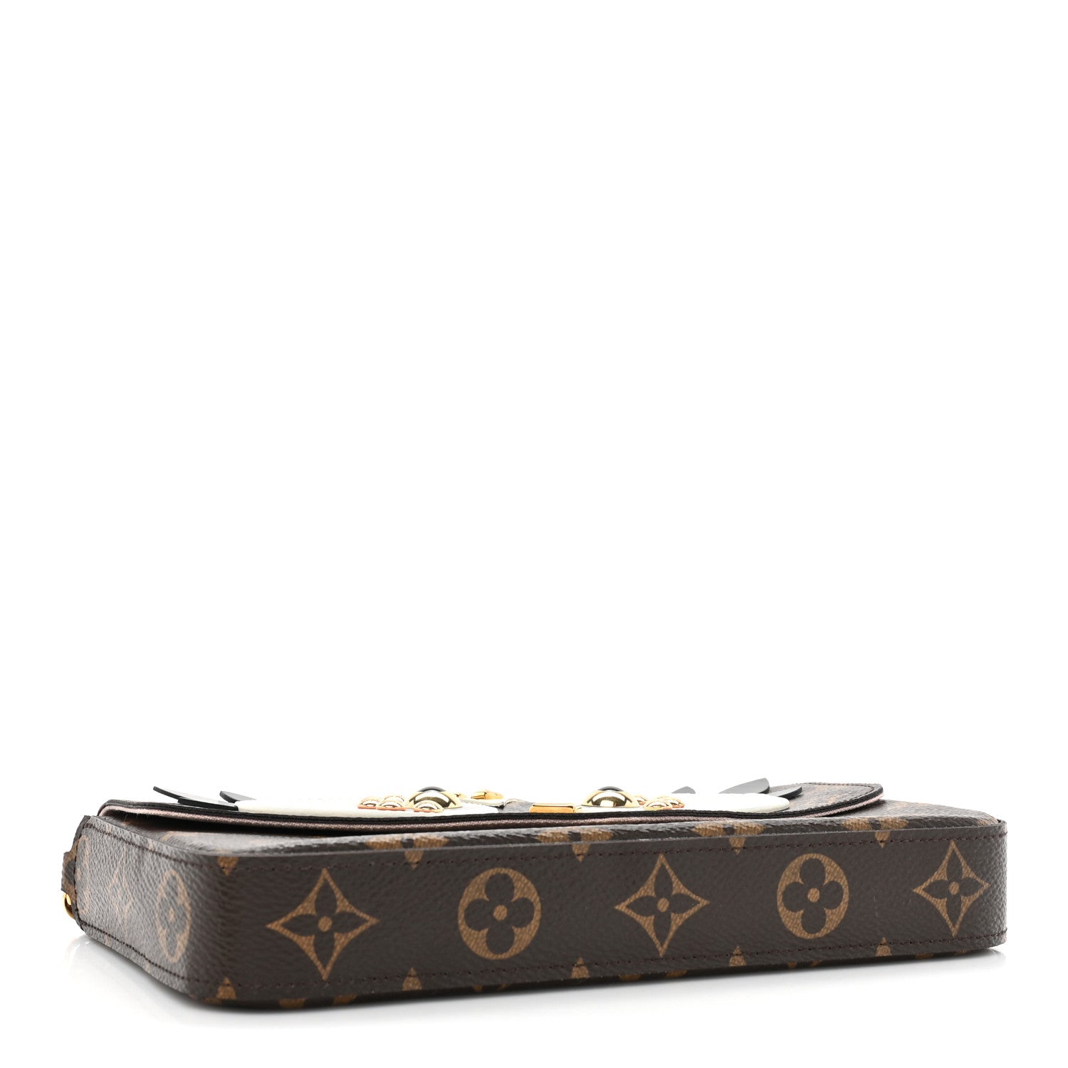 Louis Vuitton Monogram Lovely Birds Pochette Felicie Chain Wallet 5 of 13