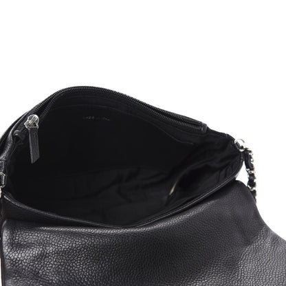 Chanel Caviar Half Moon Wallet On Chain WOC Black 5 of 12