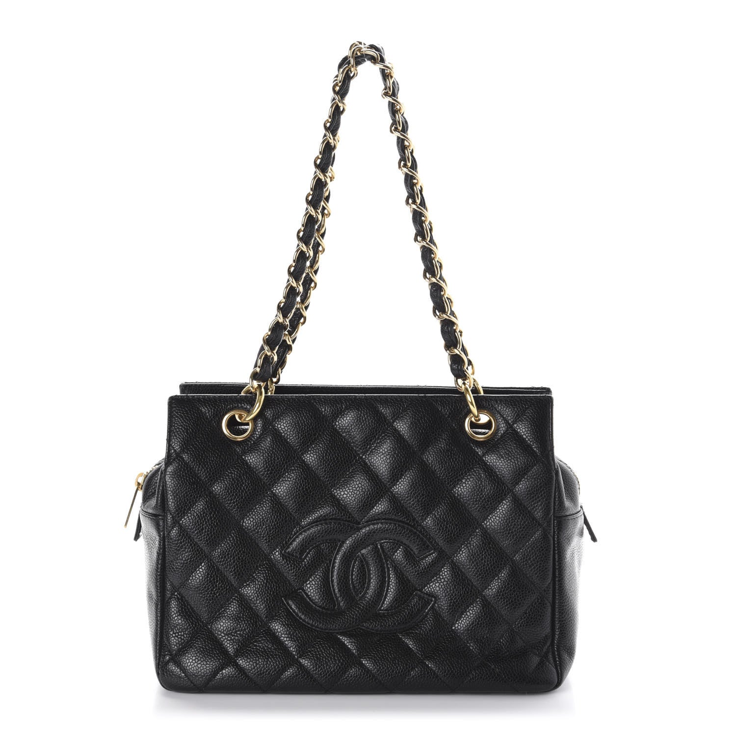 Chanel Caviar Quilted Petit Timeless Tote PTT Black 1 of 9