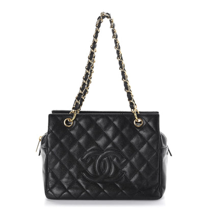 Chanel Caviar Quilted Petit Timeless Tote PTT Black 1 of 9