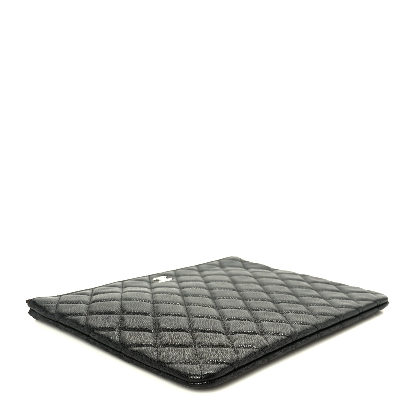 Caviar Quilted Medium Cosmetic Case Black