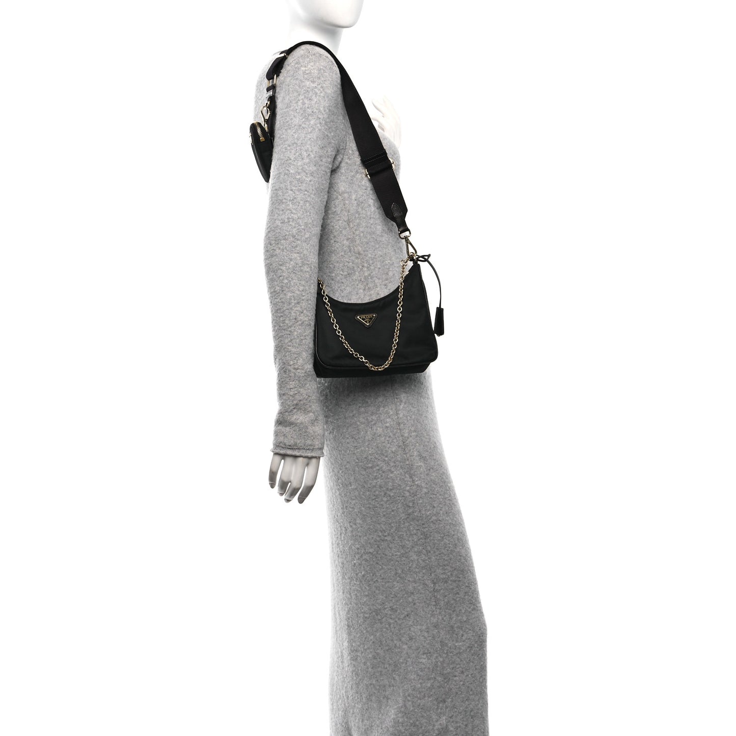 Nylon Re-Edition 2005 Shoulder Bag Black