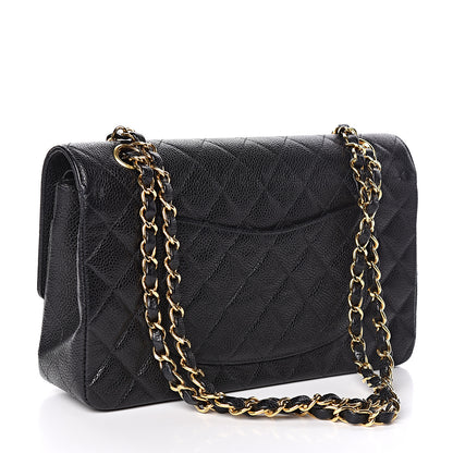Chanel Caviar Quilted Medium Double Flap Black 3 of 11