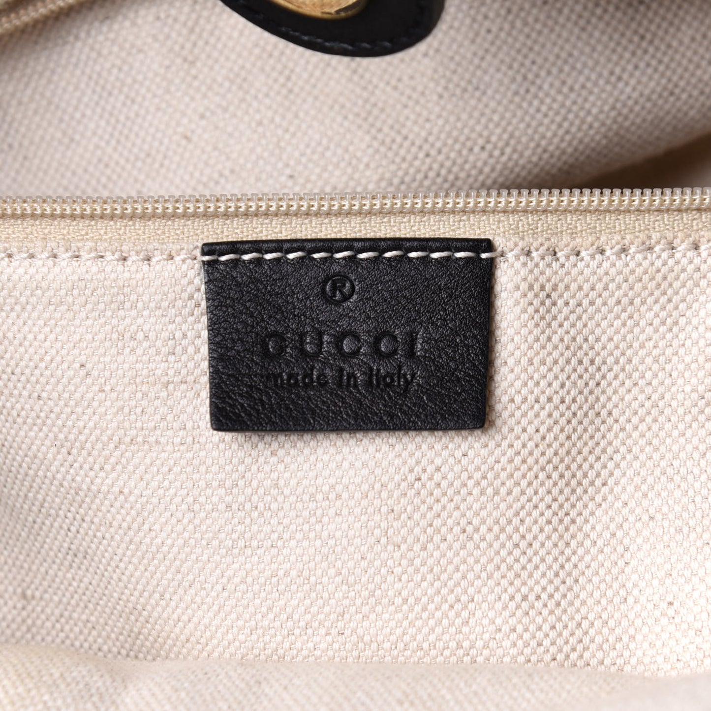 Guccissima Medium Sukey Tote Black