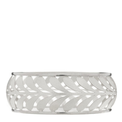 Tiffany Sterling Silver Villa Paloma Palm Bangle Bracelet 1 of 3