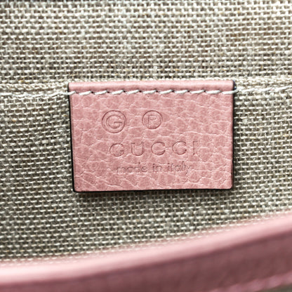 Gucci Dollar Calfskin Small Interlocking G Shoulder Bag Soft Pink 6 of 10