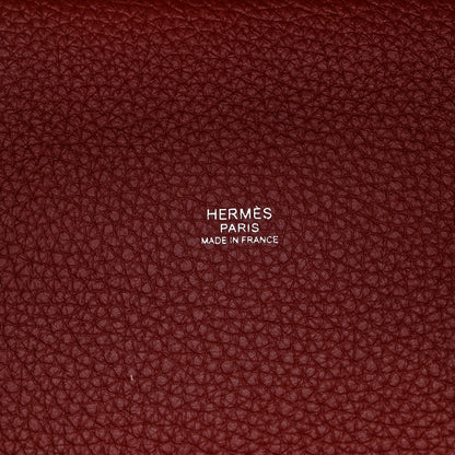 Hermes Taurillon Clemence Picotin Lock 18 PM Rouge H 6 of 11