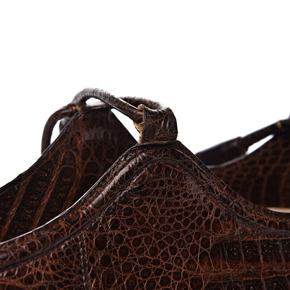 Nancy Gonzalez Crocodile Tote Brown 12 of 18