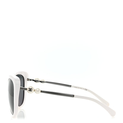 Chanel Acetate Pearl Butterfly Sunglasses 5338-H-A White 3 of 8