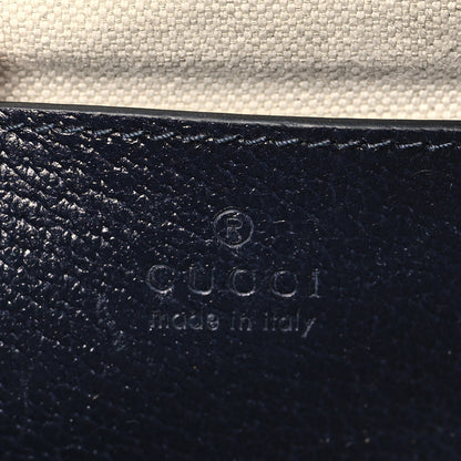Gucci GG Supreme Monogram Textured Dollar Calfskin Web Small Ophidia Camera Bag Beige Blue 6 of 9