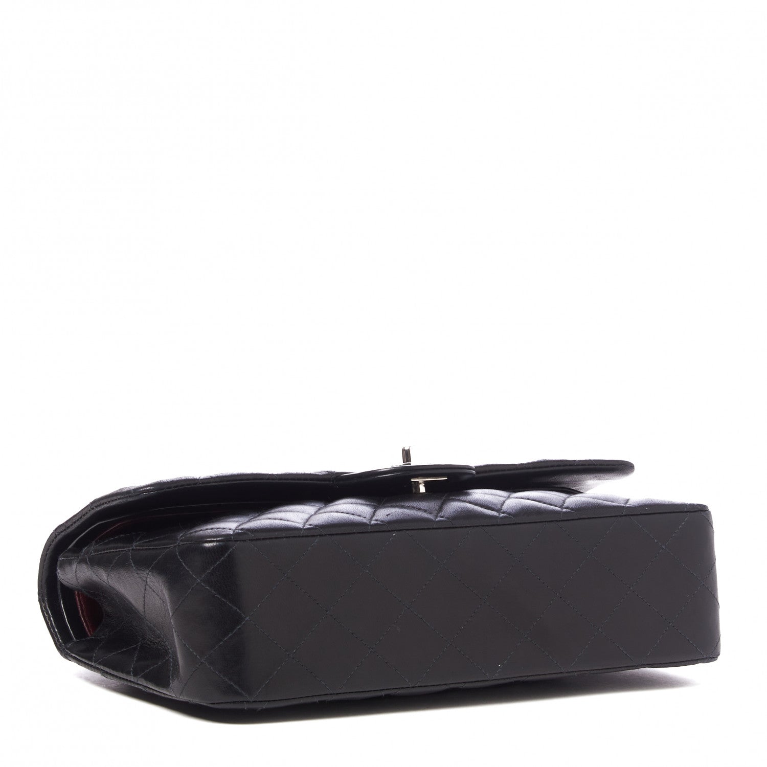 Chanel Lambskin Quilted Medium Double Flap Black 3 of 10