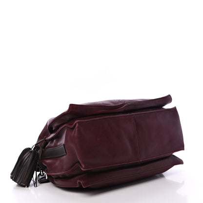 Loewe Nappa Small Flamenco Shoulder Bag Wine 3 of 13