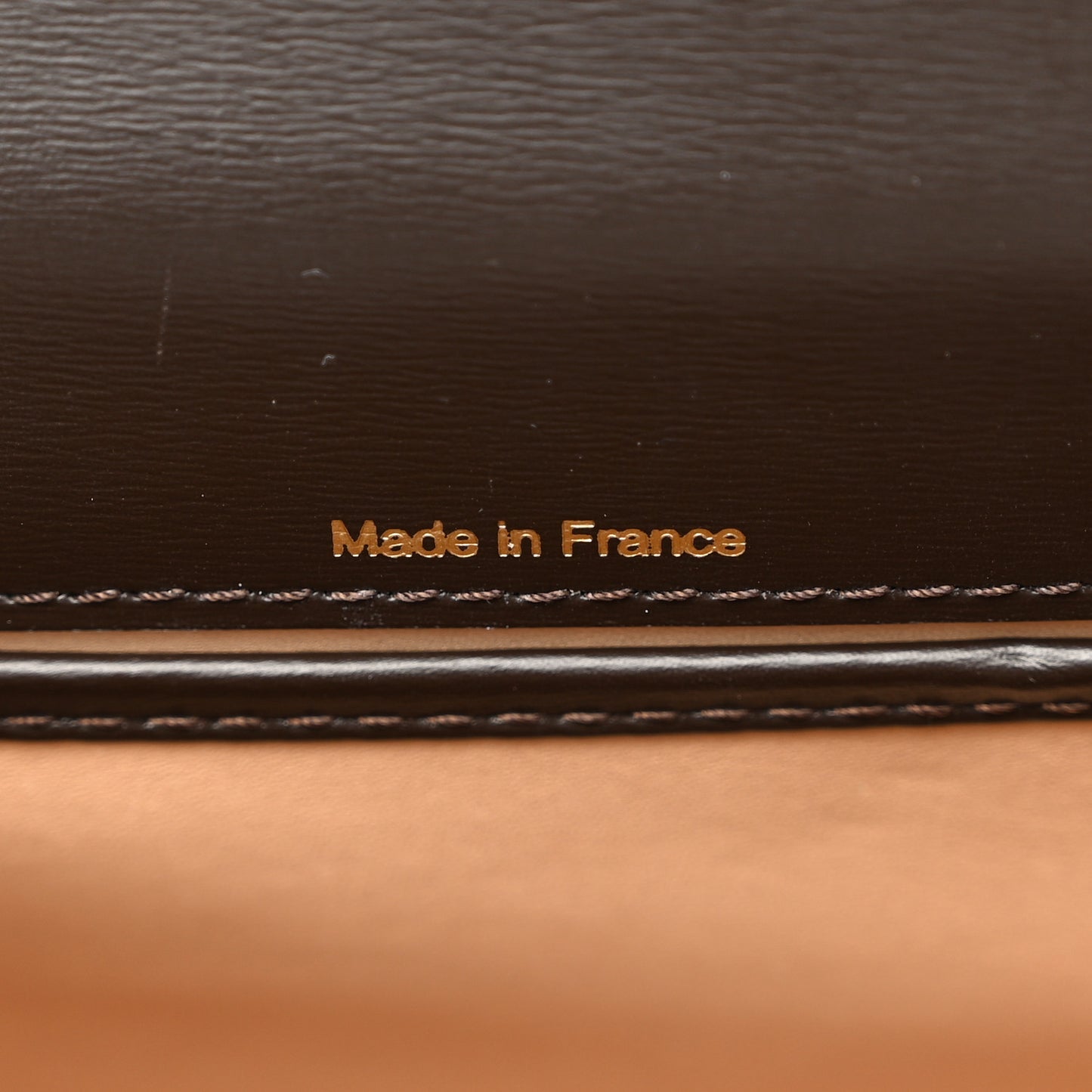 Box Calfskin Mini Brillant Satchel Brown