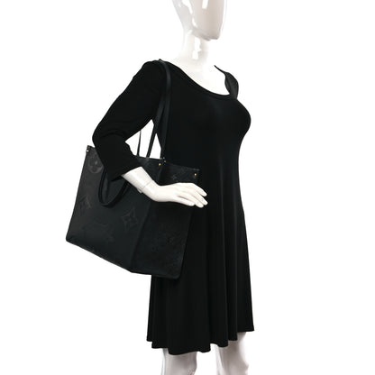 Louis Vuitton Empreinte Monogram Giant Onthego GM Black 2 of 11