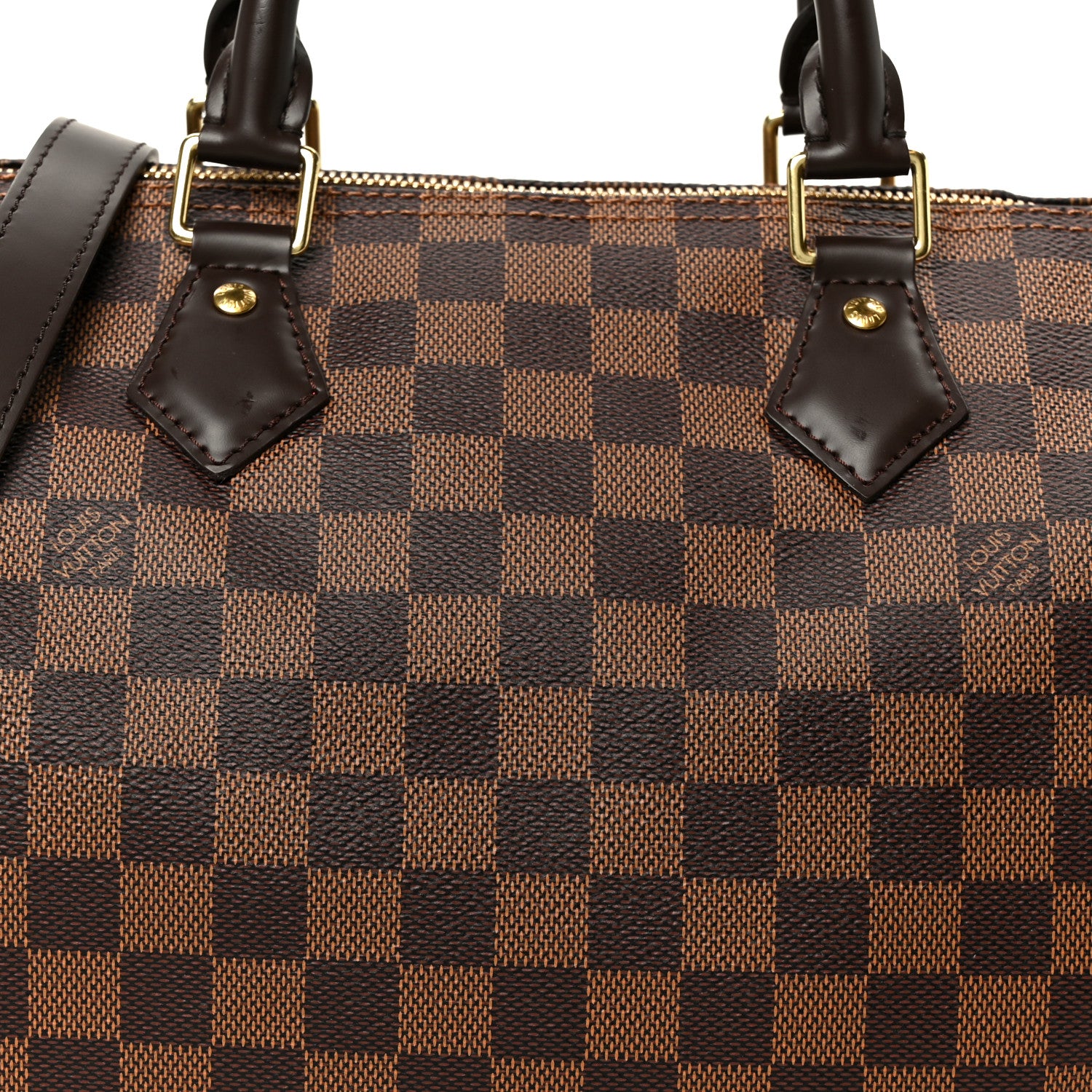 Louis Vuitton Damier Ebene Speedy Bandouliere 30 10 of 12