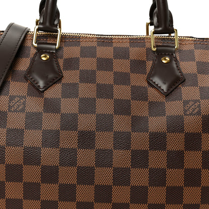 Louis Vuitton Damier Ebene Speedy Bandouliere 30 10 of 12