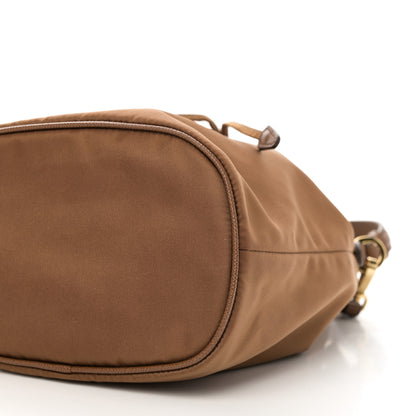 Prada Re-Nylon Saffiano Mini Re-Edition 1978 Bucket Bag Cork Beige 9 of 9