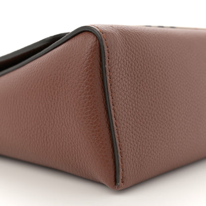 Burberry Calfskin Vintage Check Note Crossbody Bag Tan 9 of 11