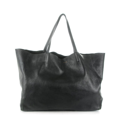 Celine Lambskin Horizontal Cabas Black 1 of 8
