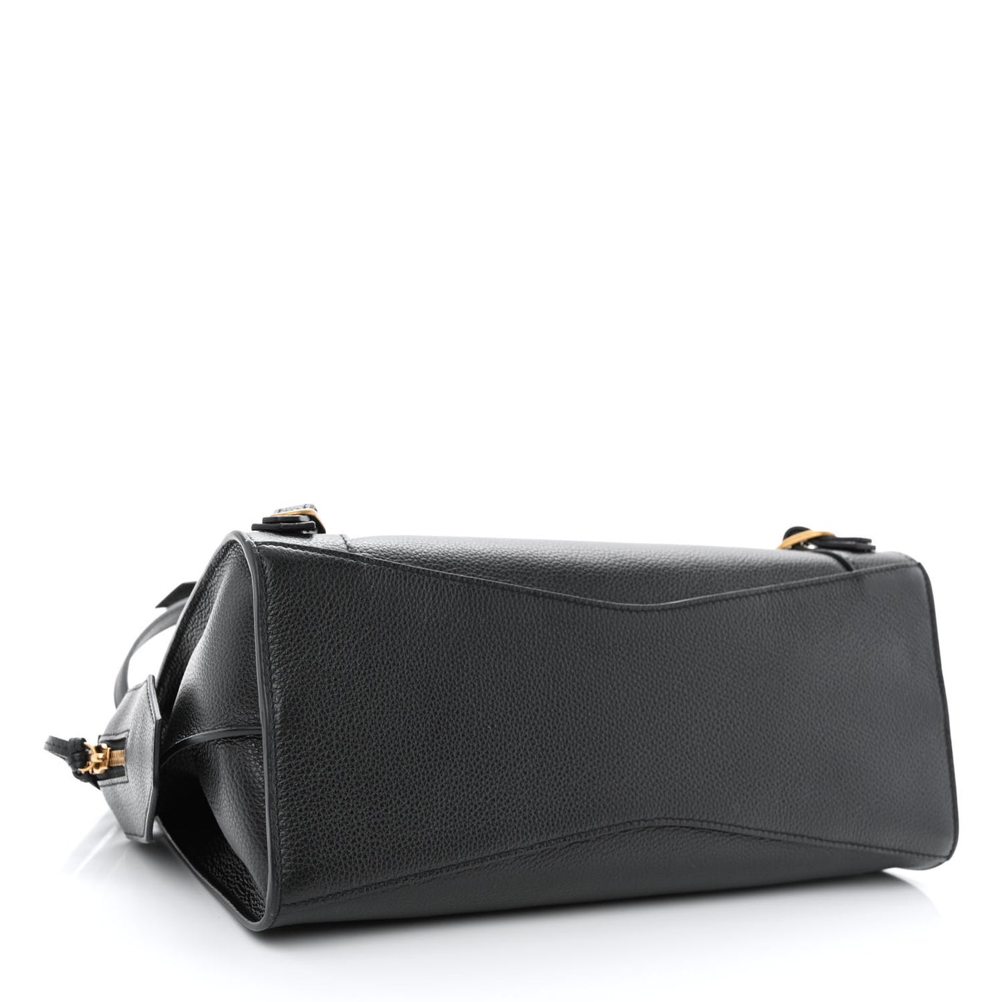 Grained Calfskin Neo Classic Gold Hardware S City Black