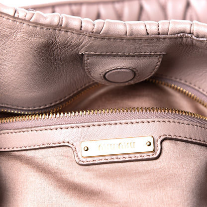 Miu Miu Nappa Matelasse Tote Cammeo 5 of 16