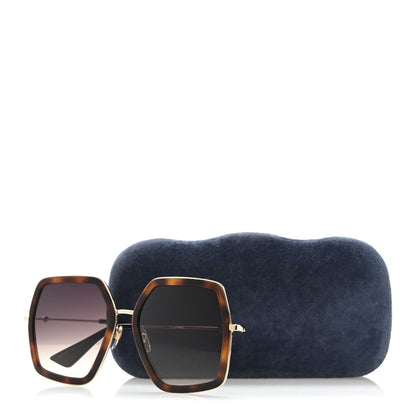 Gucci Acetate Oversize Square Frame GG0106S Sunglasses Tortoise 8 of 8