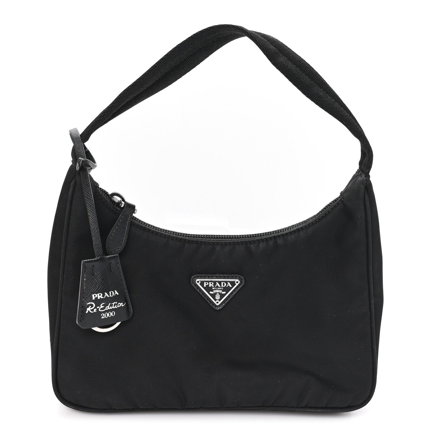 Prada Tessuto Nylon Mini Re-Edition 2000 Bag Black 1 of 12