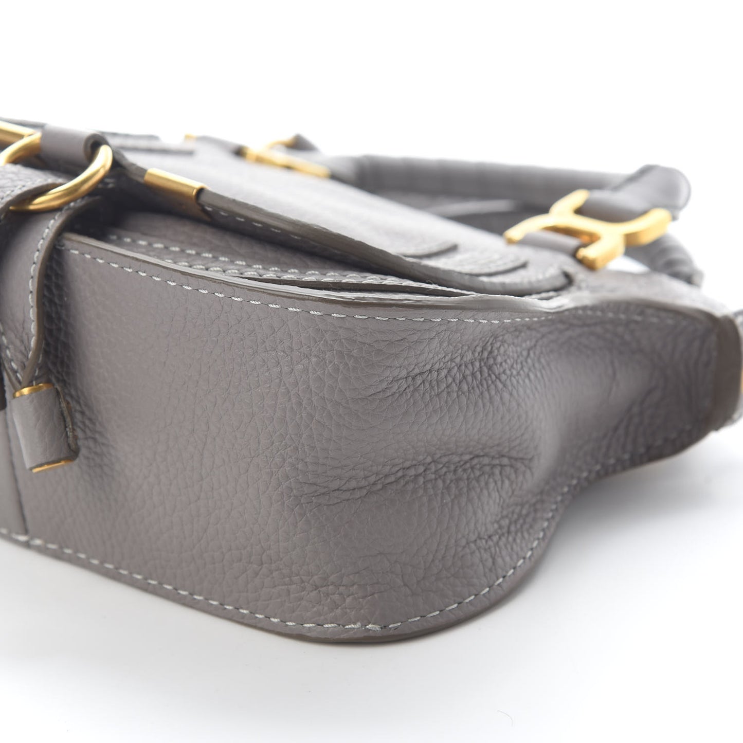 Calfskin Mini Marcie Satchel Cashmere Grey