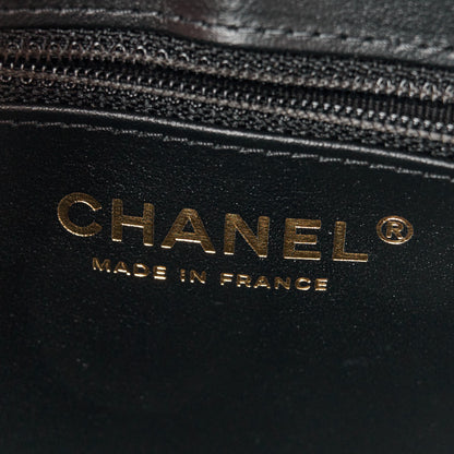 Chanel Shiny Aged Calfskin Quilted Nano Kelly Shopper Black 6 of 11