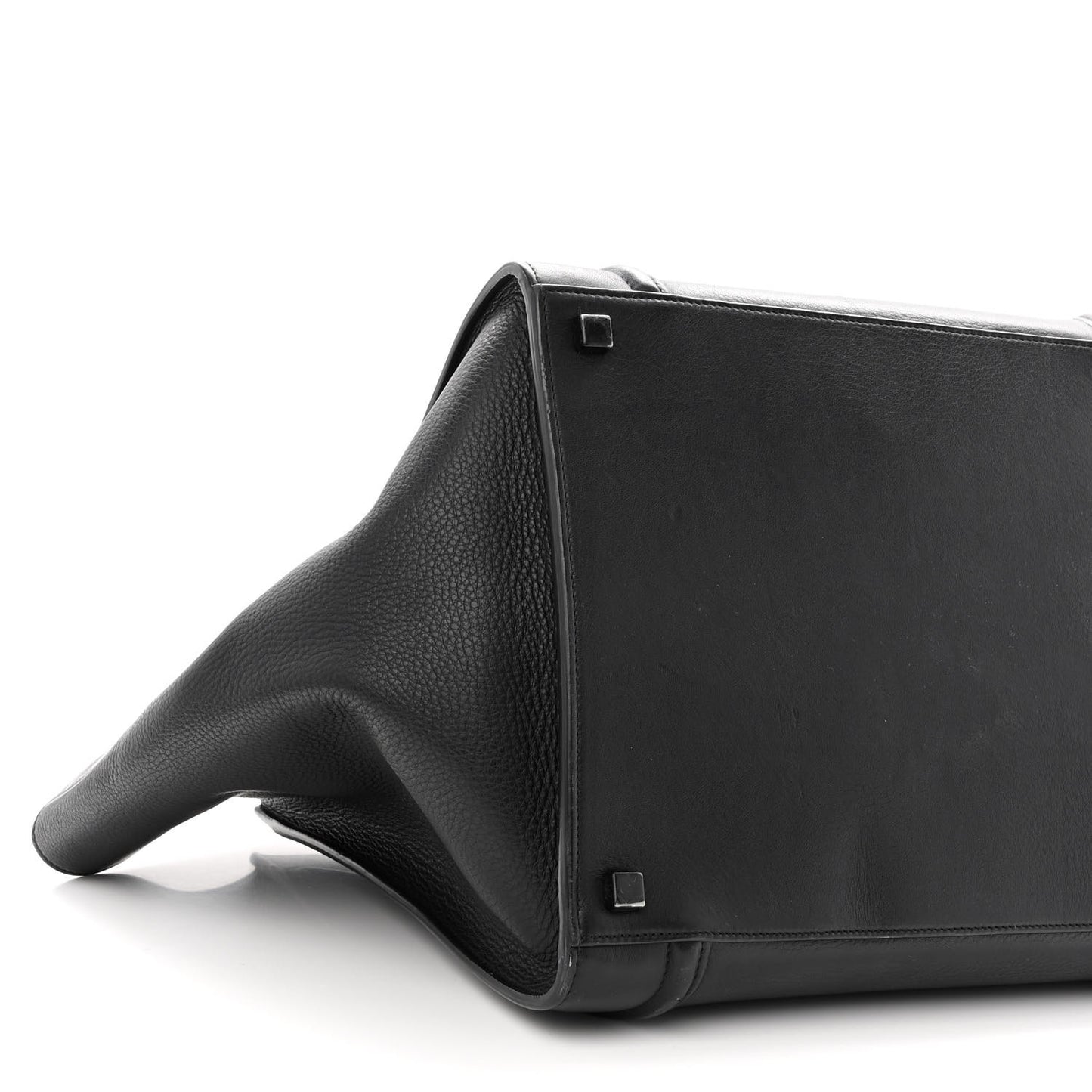 Supple Calfskin Medium Phantom Luggage Black