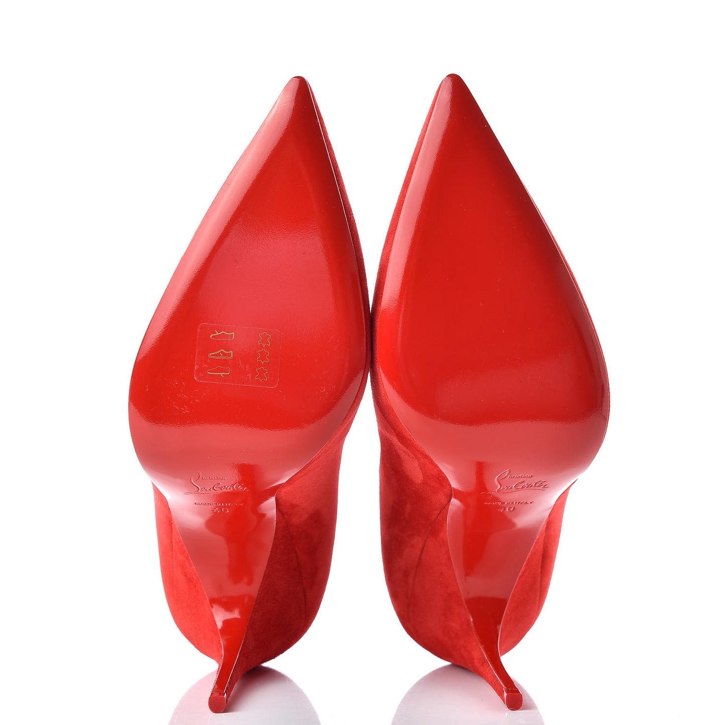 Veau Velours Alminette 100 Pumps 40 Loubi